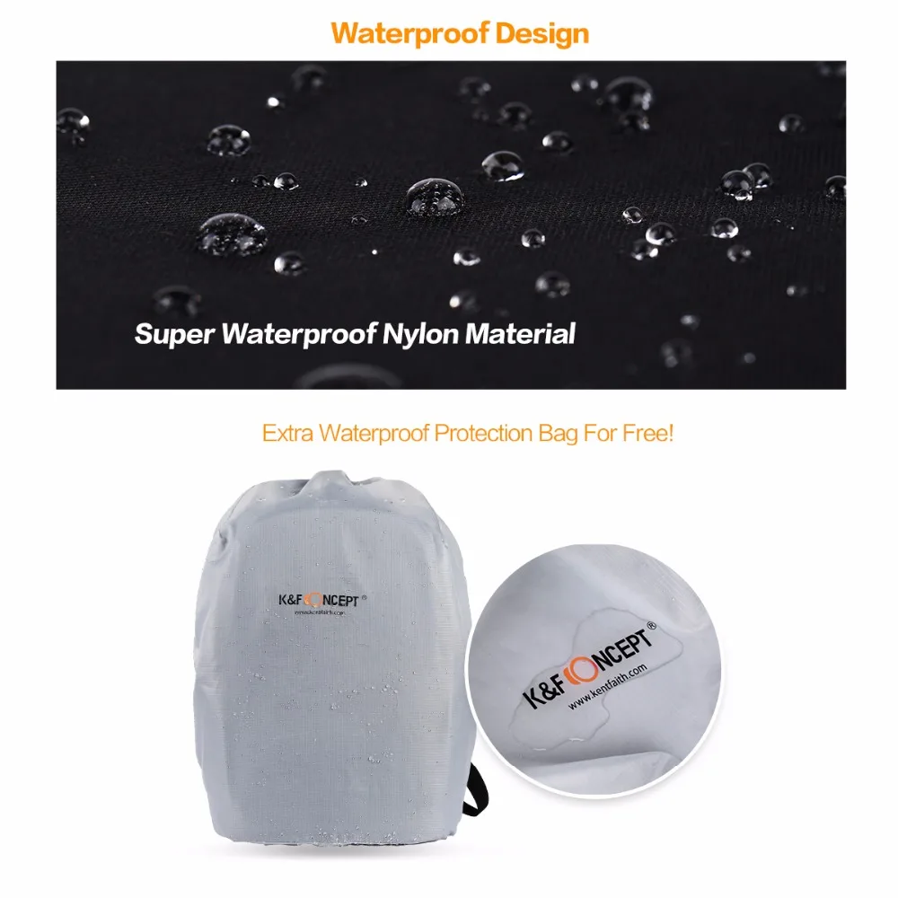 Men Woman Multifunctional Camera Backpack DSLR Bag for Laptops Tablets+ Waterproof Rain Cover Canon Nikon Accessories|dslr bag|bag forcamera backpack