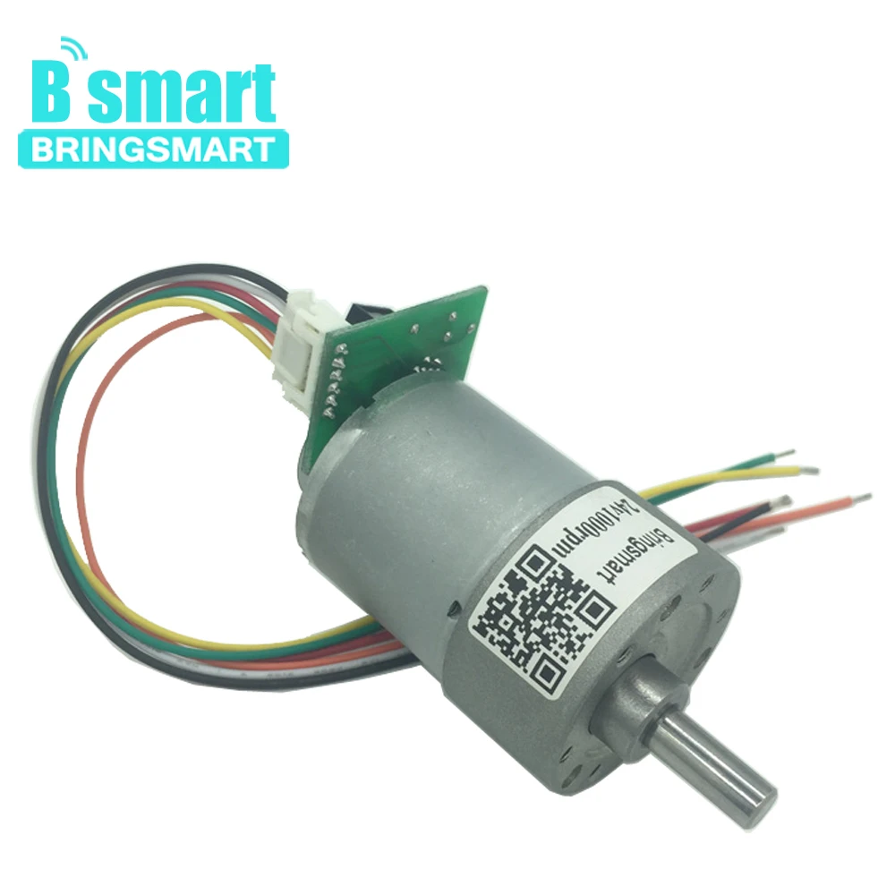 Фотоэлектрический мини-кодировщик Bringsmart 12 В 24 двигатель редуктора постоянного