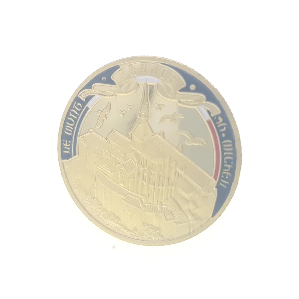 Brittany France Bretagne French Church City Christ Coin Collection Medal Souvenir Badge Coins Money Anniversary | Дом и сад