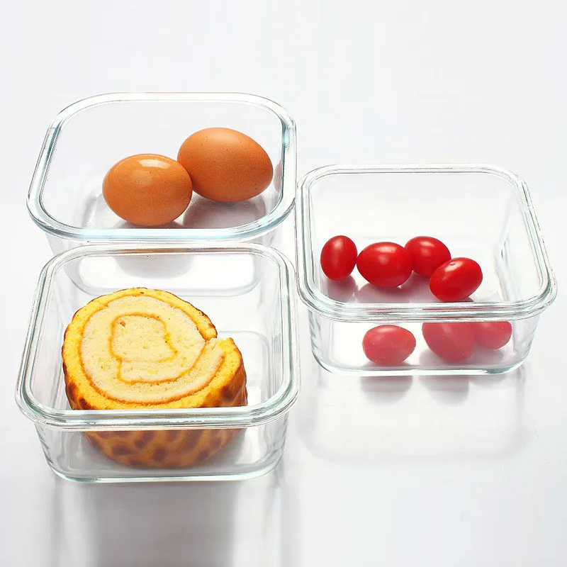 Новый дизайн блокировки микроволнового отопления Ланч квадратный жаростойкий