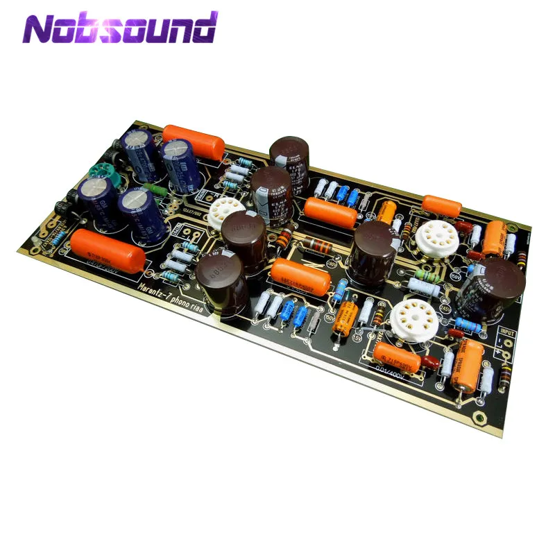 

Nobsound High-End M7 вакуумная трубка Phono Riaa LP проигрыватель Предварительный усилитель HiFi стерео Marantz 7 предусилитель сборная плата (без трубки)