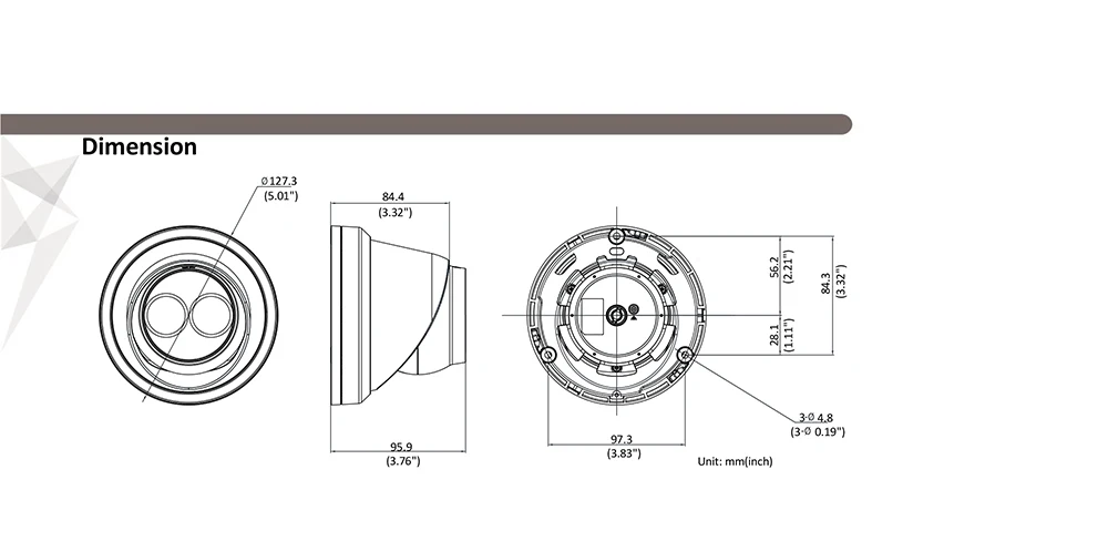 Hikvision, Darkfighter, PoE, IP камера, уличная, DS-2CD2345FWD-I, 4MP, револьверная, видеонаблюдение, камера безопасности, H.265 IR, 30m