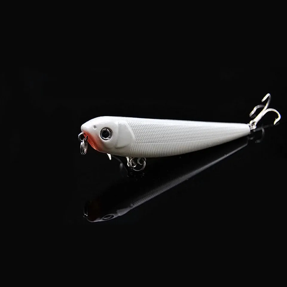 1 шт. 3D опускается на дно приманка для рыбалки карандаш 85 мм 8g ночью светятся в