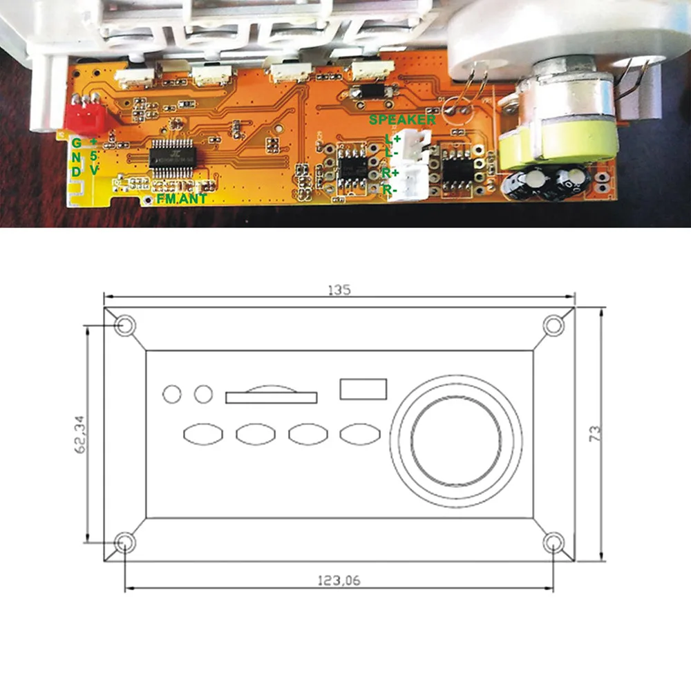AIYIMA MP3 декодер доска DC5V Беспроводной Bluetooth 4 2 приемник WMA WAV FLAC APE модуль