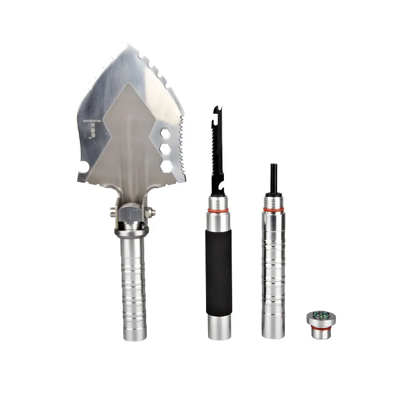 Универсальный Открытый инженерный комплект лопат с компасом Военная Лопата для