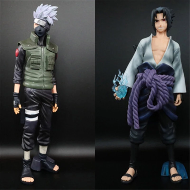 

27cm Anime action figure Collectible Action Figures Uchiha Sasuke Kakashi PVC Model Toys gifts for boys home decoration