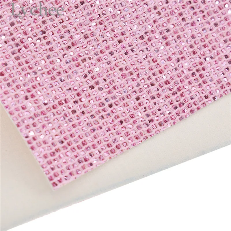 Lychee Life 29x21 см A4 проверенная блестящая ткань из искусственной кожи высокого качества Синтетическая Кожа DIY материал для сумок одежды