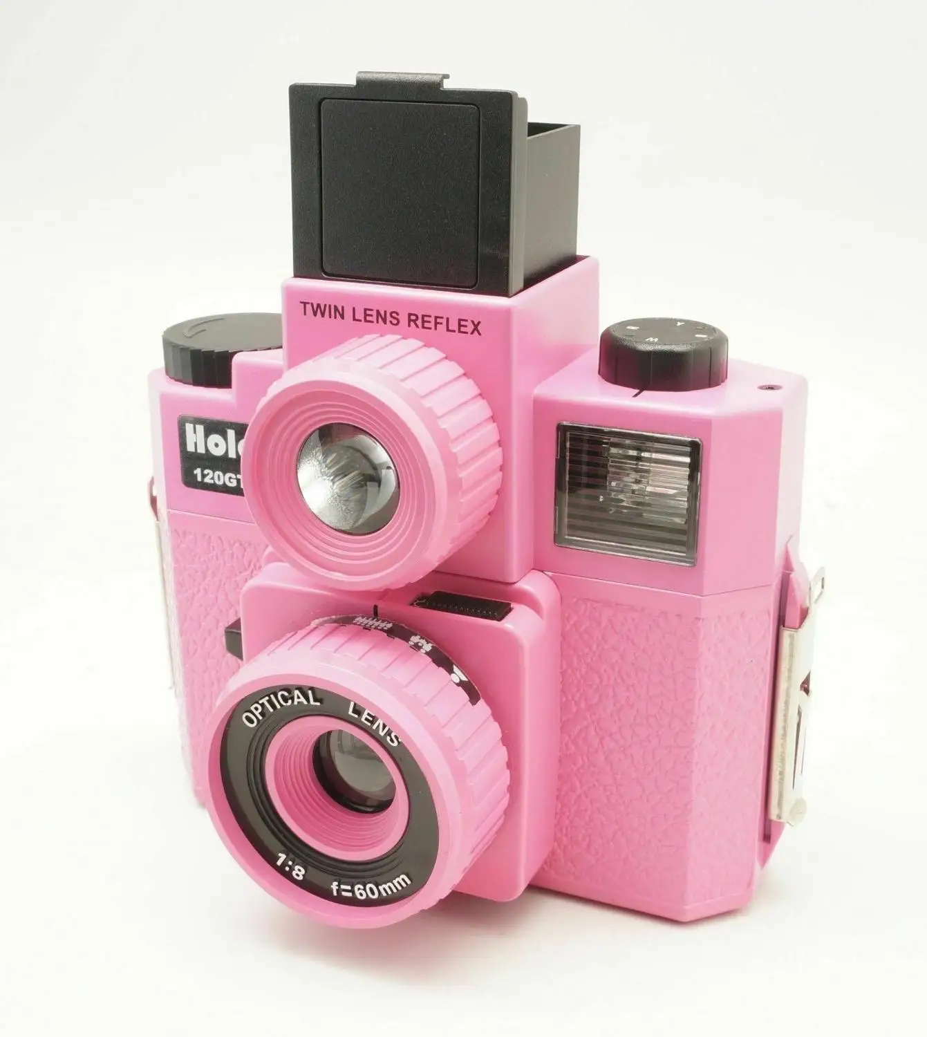 Новая камера HOLGA с двумя объективами Reflex 120 GTLR/120 GTLR пленочная камера розового цвета