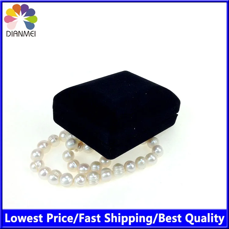 Подарочная Коробка Ювелирных Изделий Организатор 12 шт./лот 7.7x5.7x2.7 см Черный