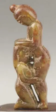 Бесплатная доставка Китайская старинная натуральная Нефритовая ручная