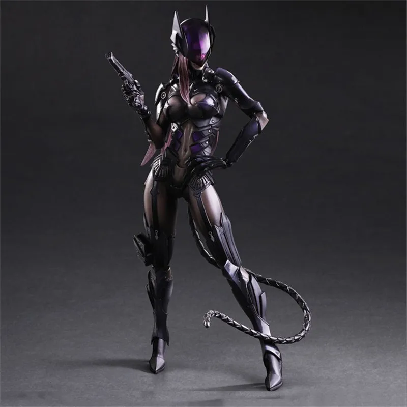 Play Arts Бэтмен серия Женщина-кошка фигурка DC игрушка 25 см