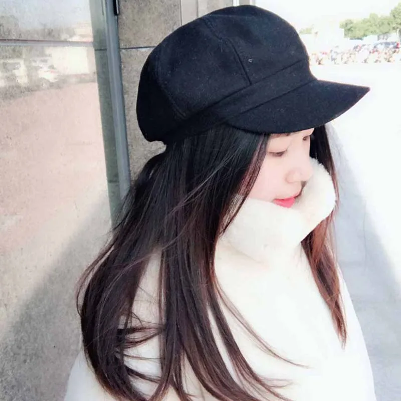 Leisure Wild Literature Newsboy Caps Cute Lady Hats Autumn Fashion Berets cap Lightweight Octagon Hat free shipping sale |