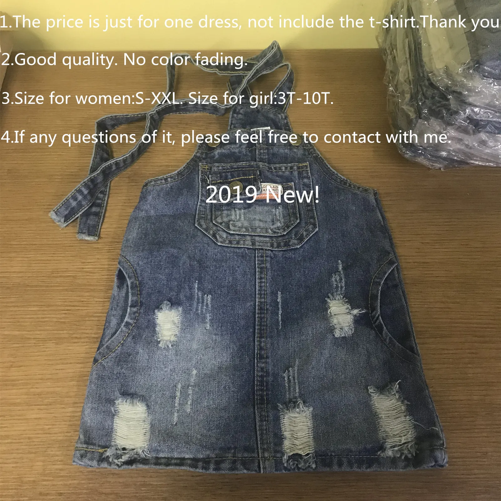 Джинсовое платье для мамы и дочки Одинаковая одежда размера плюс | Мать ребенок