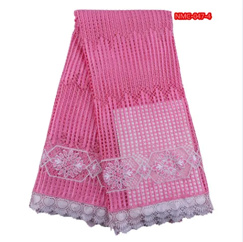 Brown cord lace fabric with vertical stripes pattern 5yards/pcs for sewing african gowns Feb-8-2018 | Дом и сад