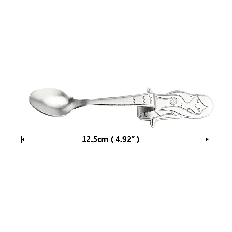 OBR подвесная ложка в форме русалки из нержавеющей стали кофейная для смешивания