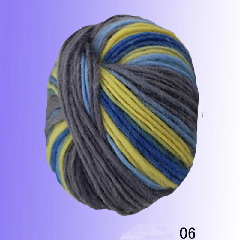 10 шт./лот 100% австралийская шерстяная пряжа Исландская цветная вязаная толстая