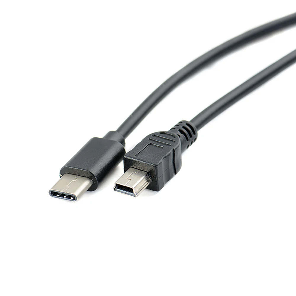 30 см usb type-C к Mini USB mini 5p type c кабель для передачи данных между штыревыми соединителями для Canon camera Computer