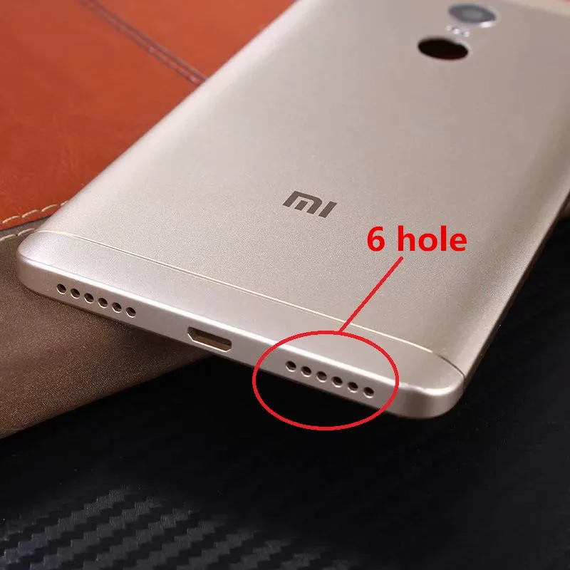 Note4 чехол для Xiami Redmi Note 4/Note 4X MTK Helio X20 корпус металлический аккумулятор задняя крышка для смартфона