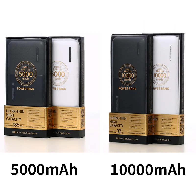 REMAX 20000 мАч Внешний аккумулятор 10000 двойной USB внешний Аккумулятор bateria externa