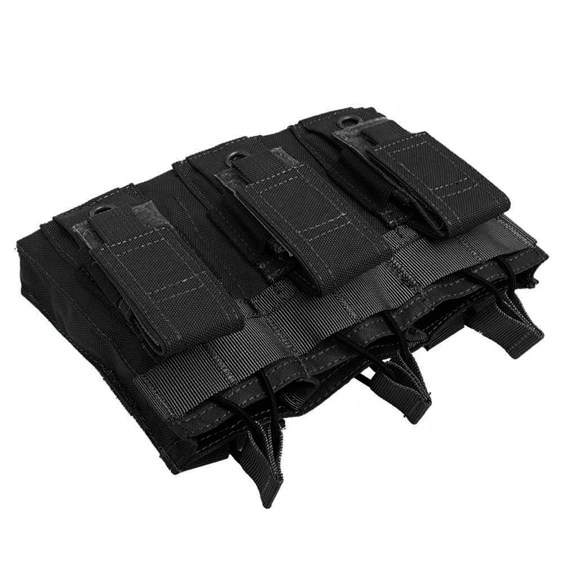 Военный Molle Чехол тактический одиночный/двойной/тройной Открытый верх подсумок Многофункциональный страйкбол пистолет охотничий Быстрый мешки для патронов