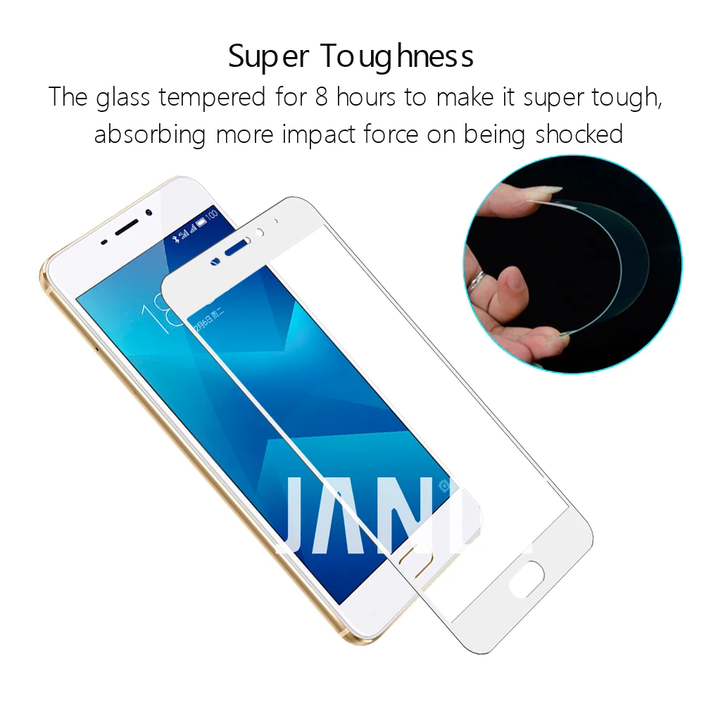 Для Meizu meilan M5 note 5 Screen Protector Закаленное Стекло полный охват корпус дружественных