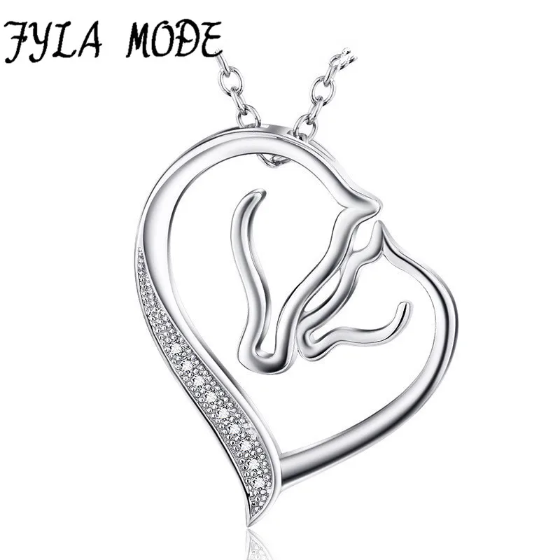 Ожерелье из стерлингового серебра 925 пробы ювелирное изделие колье кристалл