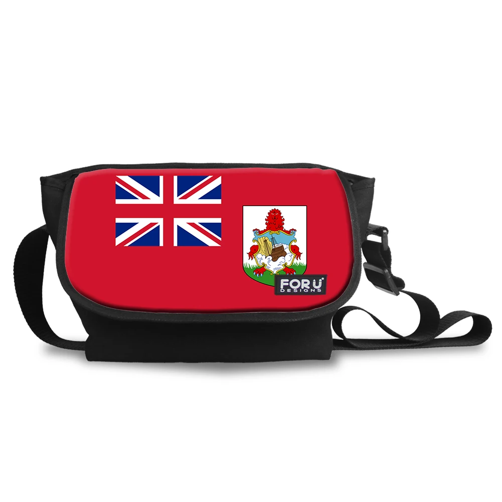 FORUDESIGNS Custom Own Image Messenger Bag 14 inch Canvas Crossbody Shoulder Bags for Women Men Big Travel Handbag 2019 | Багаж и сумки