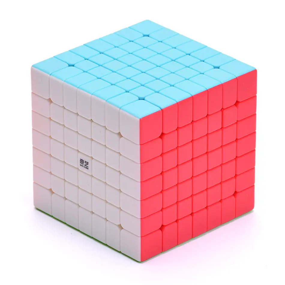 Qiyi кубик рубика Qixing S 7x7 Magic Cube Puzzl игрушка 7x7x7 Профессиональный Скорость куб