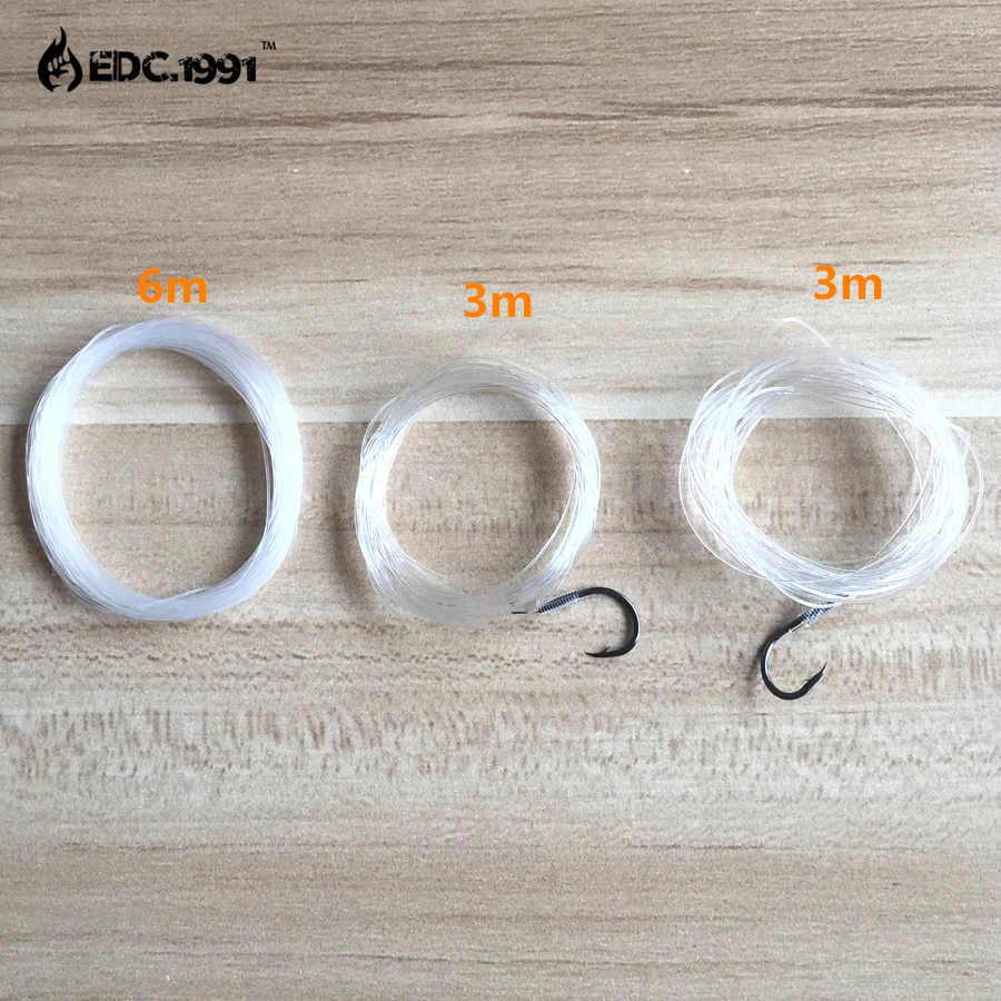 10 посылка рыболовные крючки из высокоуглеродистой стали + 6 м рыболовная леска