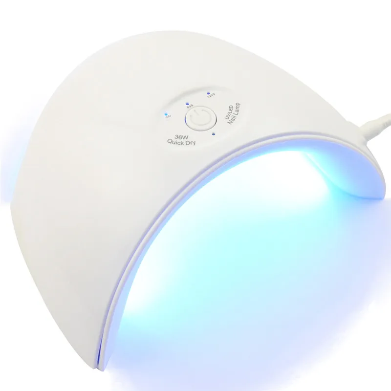 Without Sensor White 24 Вт УФ светодиодная Сушилка для ногтей для профессионального дизайна ногтей для домашнего использования сушилка для геля для ногтей высокое качество мини-лампа с USB - Цвет: Without Sensor White