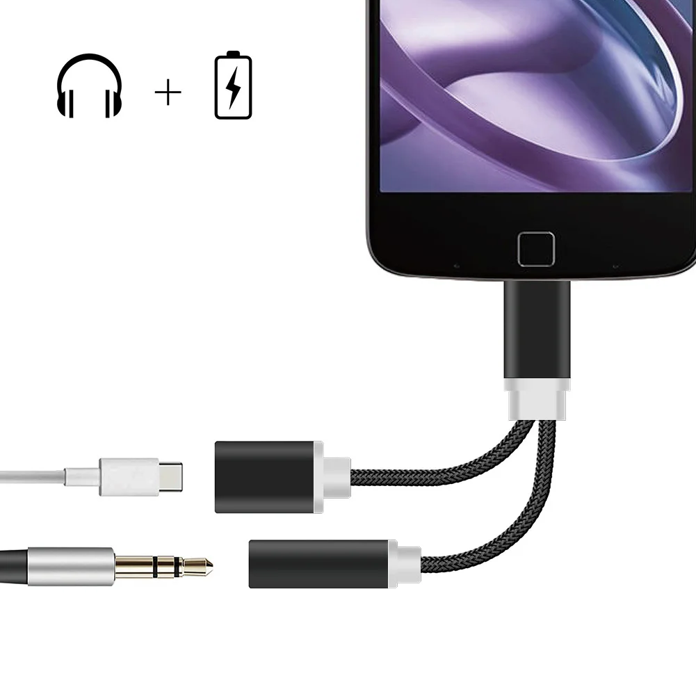 Недавно USB C кабель Type до 3 5 мм аудио разъем для наушников адаптер зарядки Letv 2 Max
