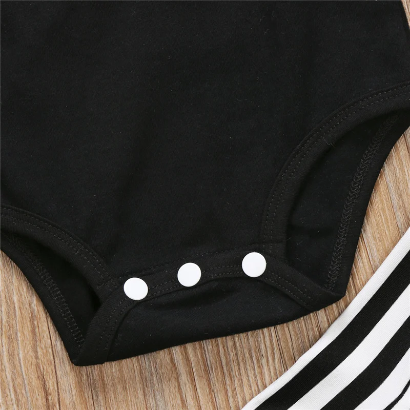 Милый Комплект из 3 х предметов для новорожденного комплект маленьких девочек