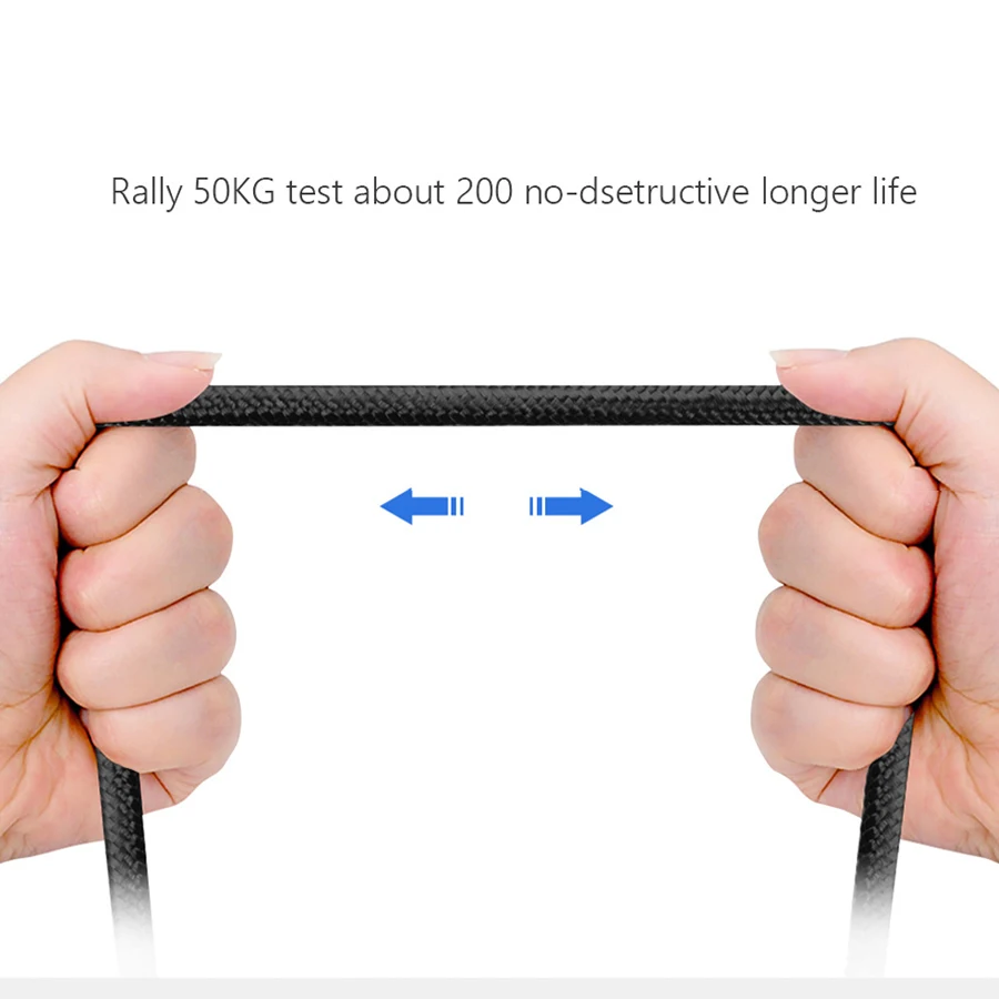 Нейлоновый кабель usb type-C для samsung Galaxy S9 S8 Plus, кабель для быстрой зарядки и USB-C, кабель для зарядки мобильных телефонов USBC type-C, кабели для передачи данных