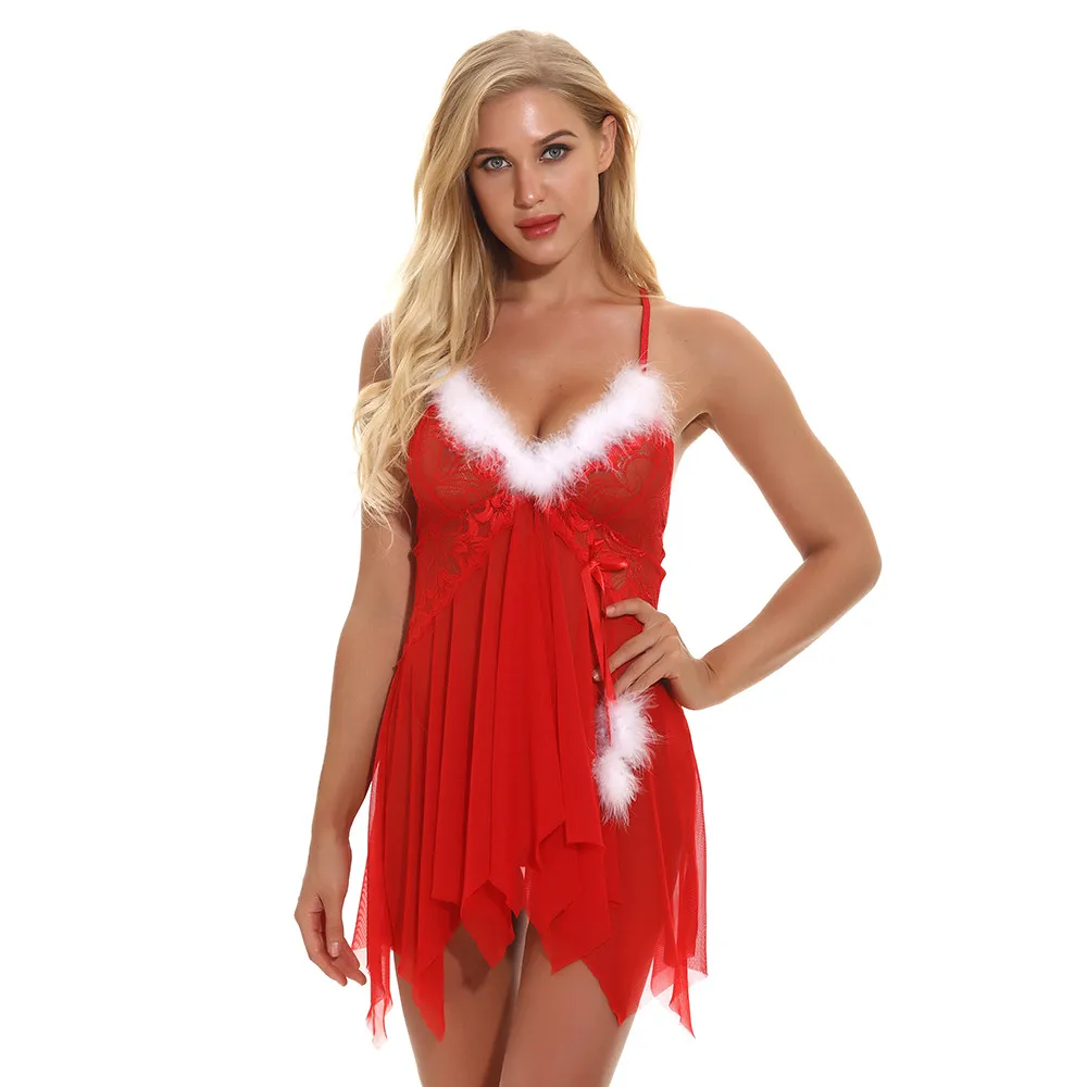 feitongChristmas Women Sexy Underwear Suit Mesh lingerie femme coton sexy women culotte lot#3 | Женская одежда