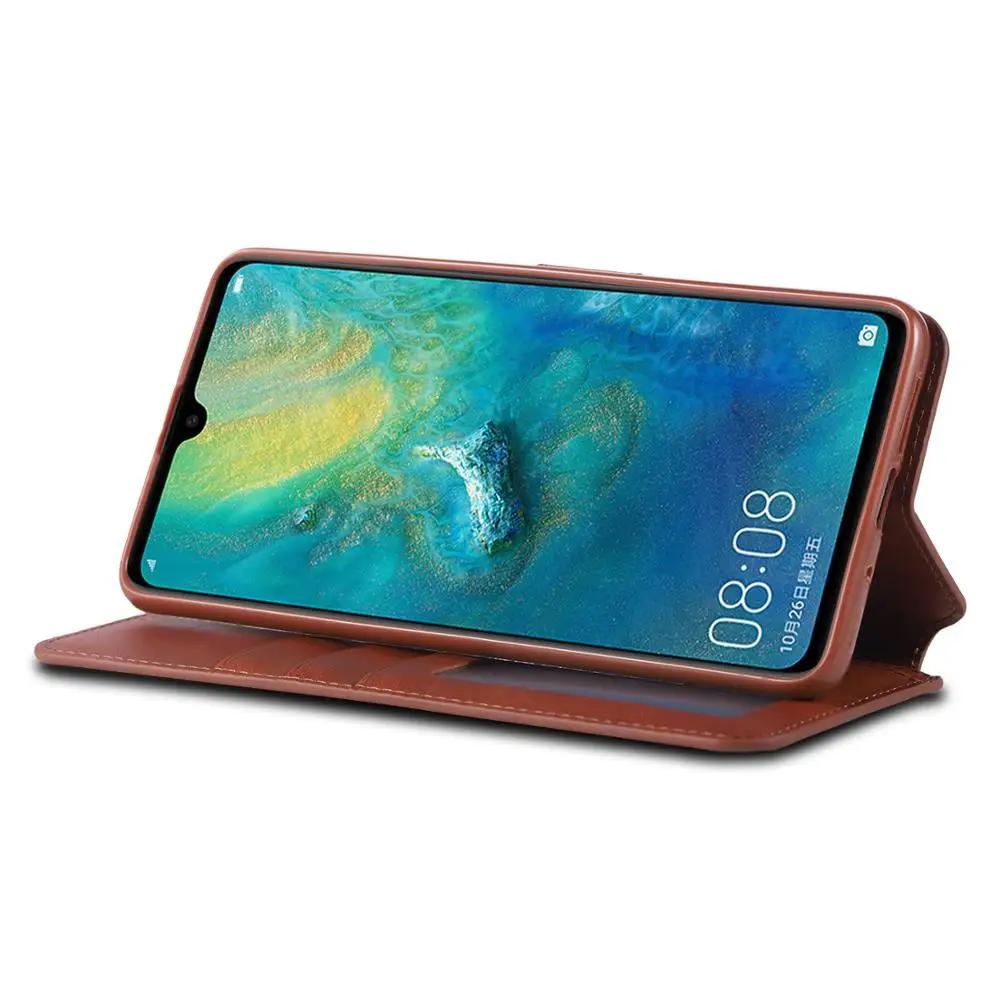 Для huawei mate 20 чехол Роскошный кожаный бумажник флип s с отделением для карт