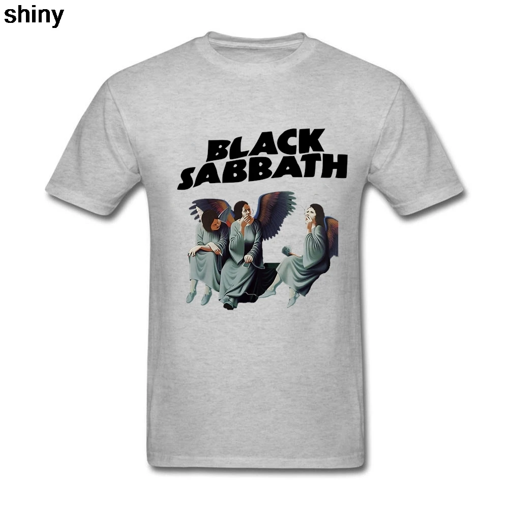 Новый Стиль Black Sabbath Футболка Мужчины Персонализированные Летние Футболки O шею С