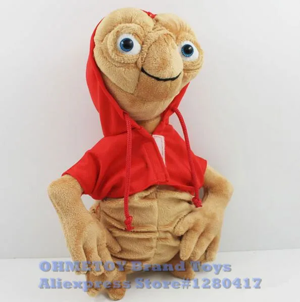 Ohmetoy внеземного чучела peluche Игрушечные лошадки красный плюш et чужой с капюшоном дети мальчик подарок на день рождения 22 см маленькая кукла