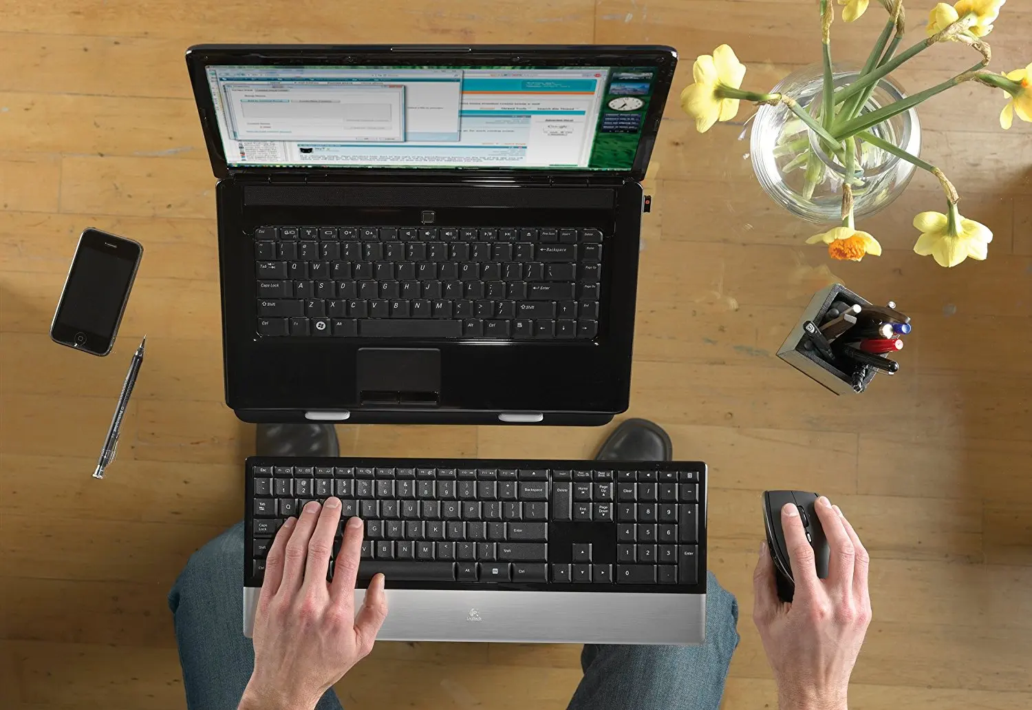 Беспроводная мышь Logitech M950t для ПК и Mac беспроводная с большим радиусом действия |