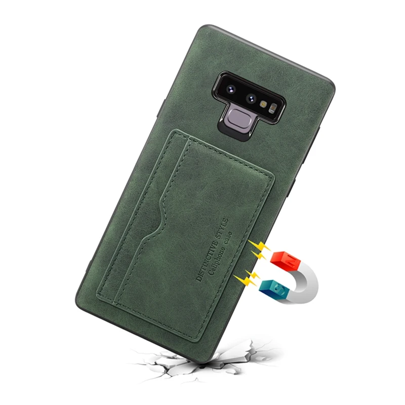 green Чехол huawei P20 Lite PU кожаный чехол для huawei P20 бумажник чехол для samsung Galaxy Note 9 Бизнес Coque для huawei P20 Pro - Цвет: green