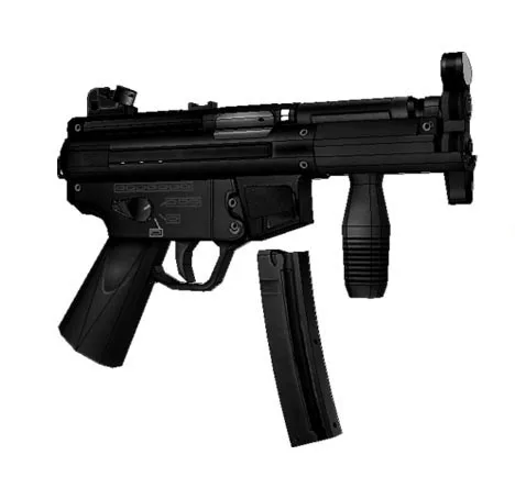 Бумажная модель 1: 1 масштаб CS MP5K пулемет косплей для детей взрослых игрушка ручной работы