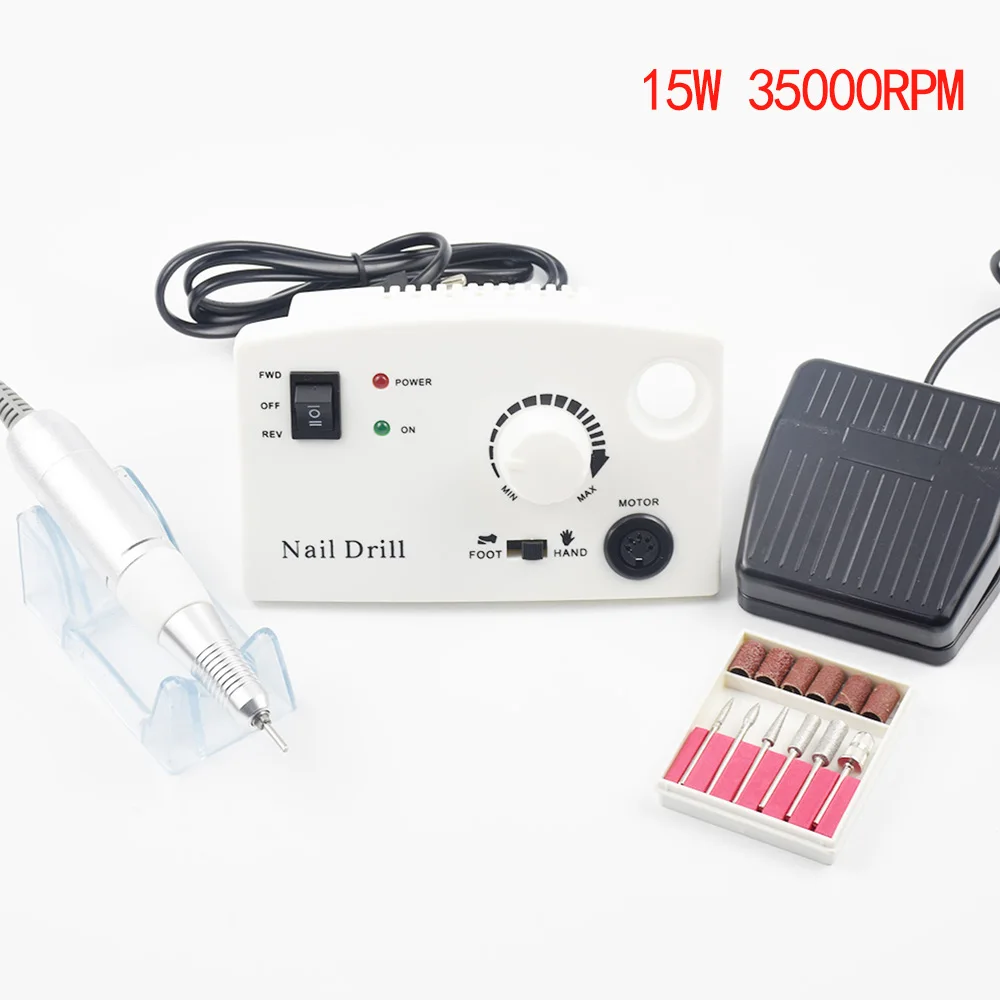 20W 35000rpm 402 32 Вт 35000rp электрическая дрель для ногтей, машинка для маникюра, машина для педикюра, оборудование для маникюра, инструменты для ногтей - Цвет: 20W 35000rpm 402