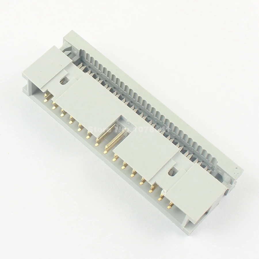 5 шт. 2 54 мм 0 1 &quotШаг 2x15 Pin 30 IDC Мужская коробка заголовок плоский разъем кабеля|connector