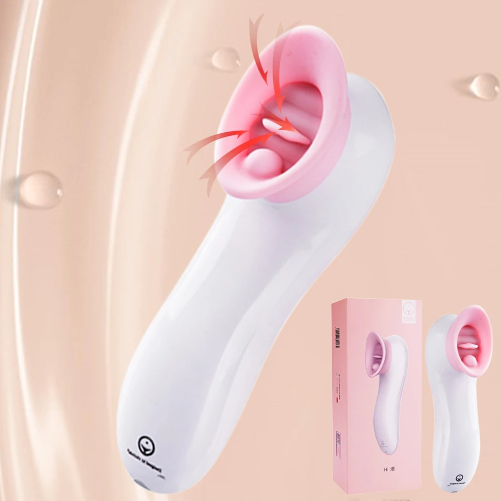 Секс-игрушка язык Вибратор на присосках для клитора клиторальный стимулятор 7