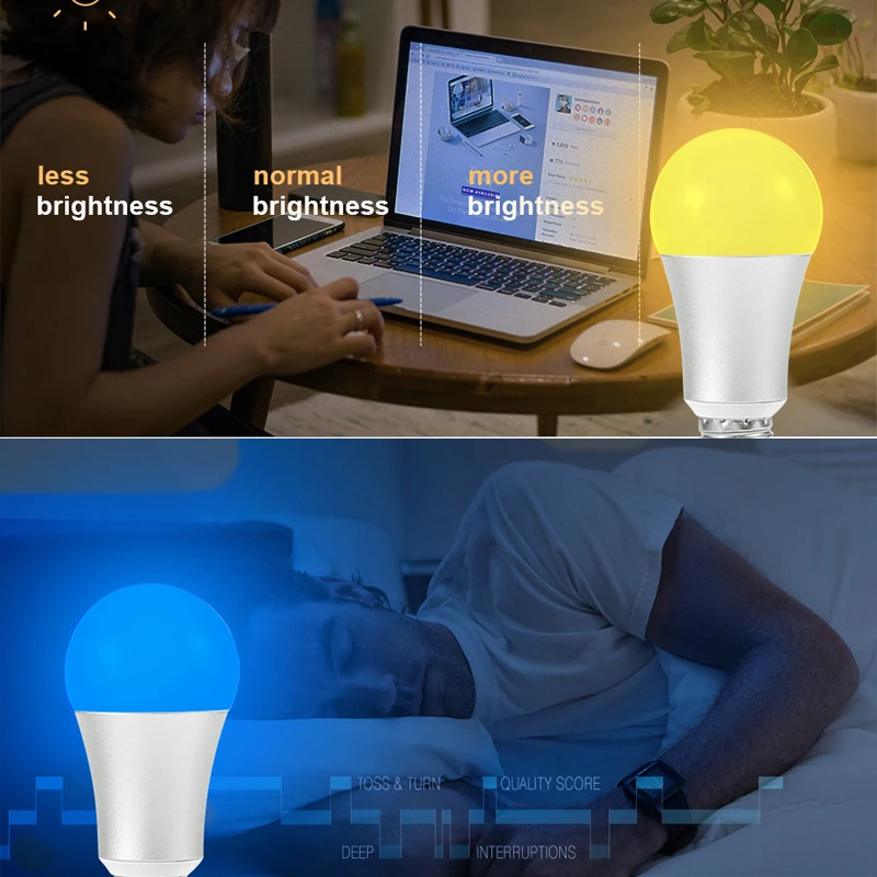 FUNRY WI-FI Smart RGB Цвет Изменение лампа Smart WI-FI светодиодные лампы затемнения E27 основание светильника WI-FI Smart лампы работают С Alexa