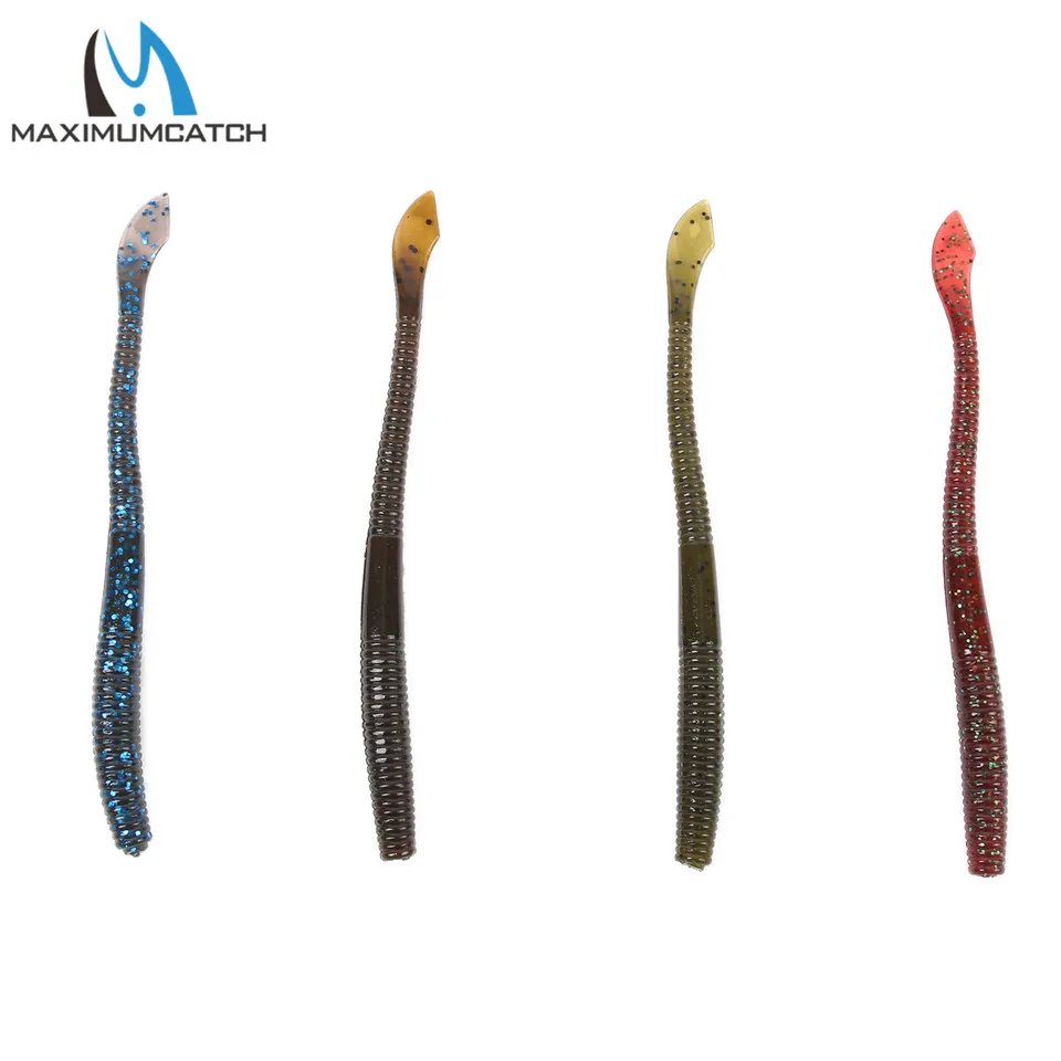 Maximumcatch 10 шт./лот червь мягкие пластиковые рыболовные приманки 122 мм 5 4 г