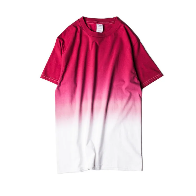 Городская одежда унисекс MORUANCLE футболки в стиле Харадзюку цветная градиентная