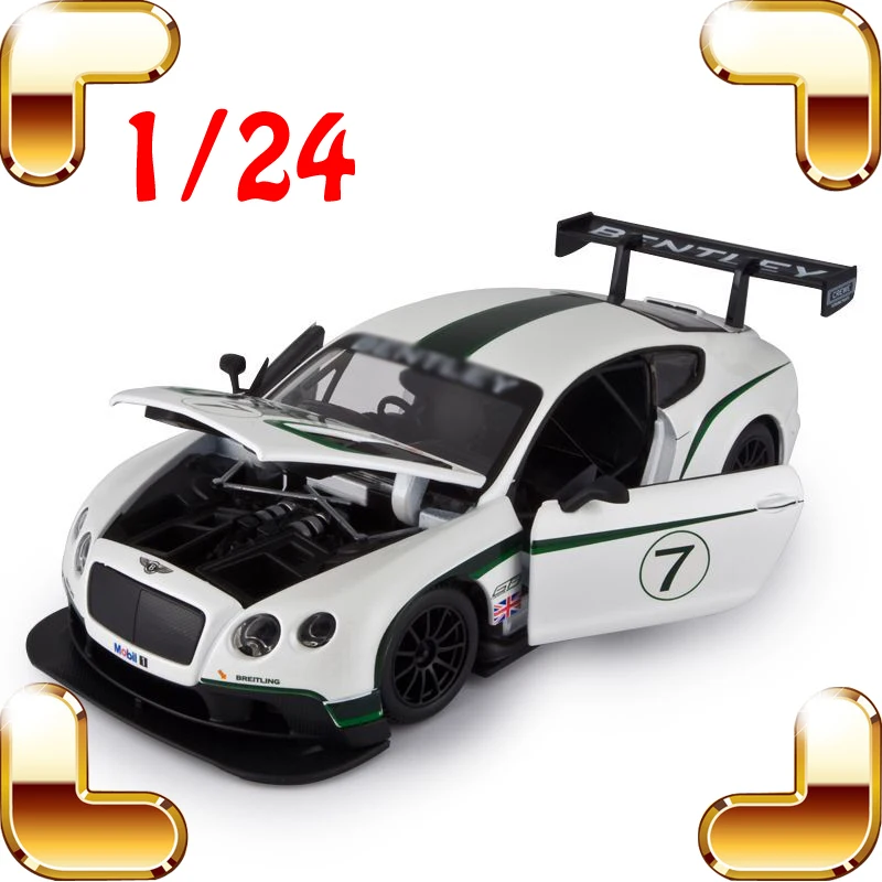 New Arrival Gift GT3 1/24 Model Metal Race Vehicle Scale Simulation Toys Alloy Collectables Metallic Decoration Men Present |