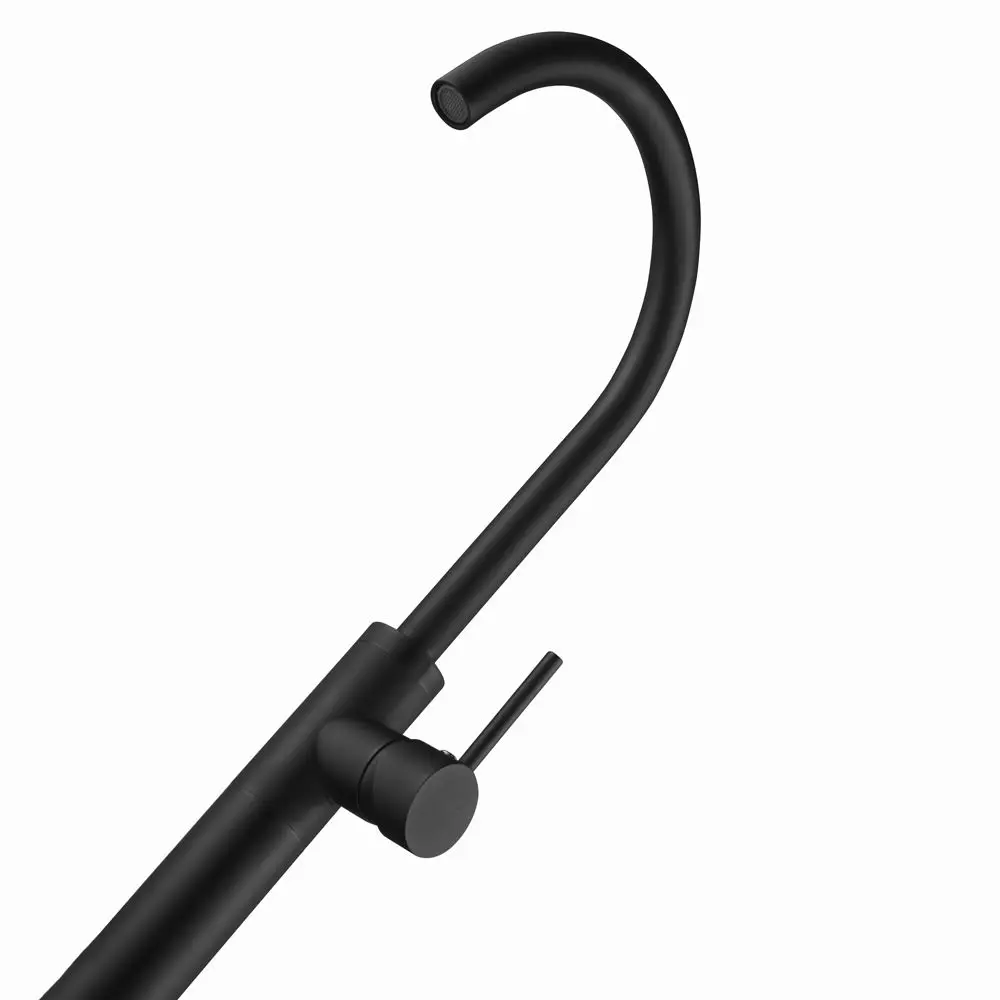 Смеситель для ванной комнаты с креплением на пол черный цвет бесплатная