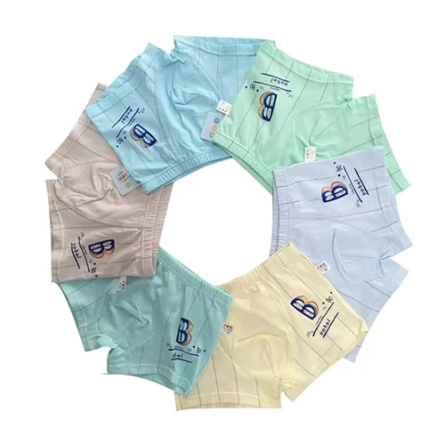 Briefs for boys 6 шт./партия Обувь для мальчиков боксеры Нижнее Бельё для девочек мужской хлопок детское нижнее белье Трусики для женщин для Обувь для мальчиков детские трусы ребенка От 2 до 7 лет - Цвет: Briefs for boys