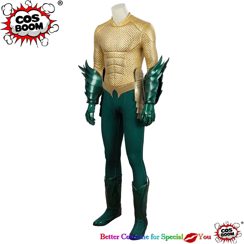 Костюм COSBOOM Aquaman для взрослых мужской Карнавальный костюм супергероя на Хэллоуин